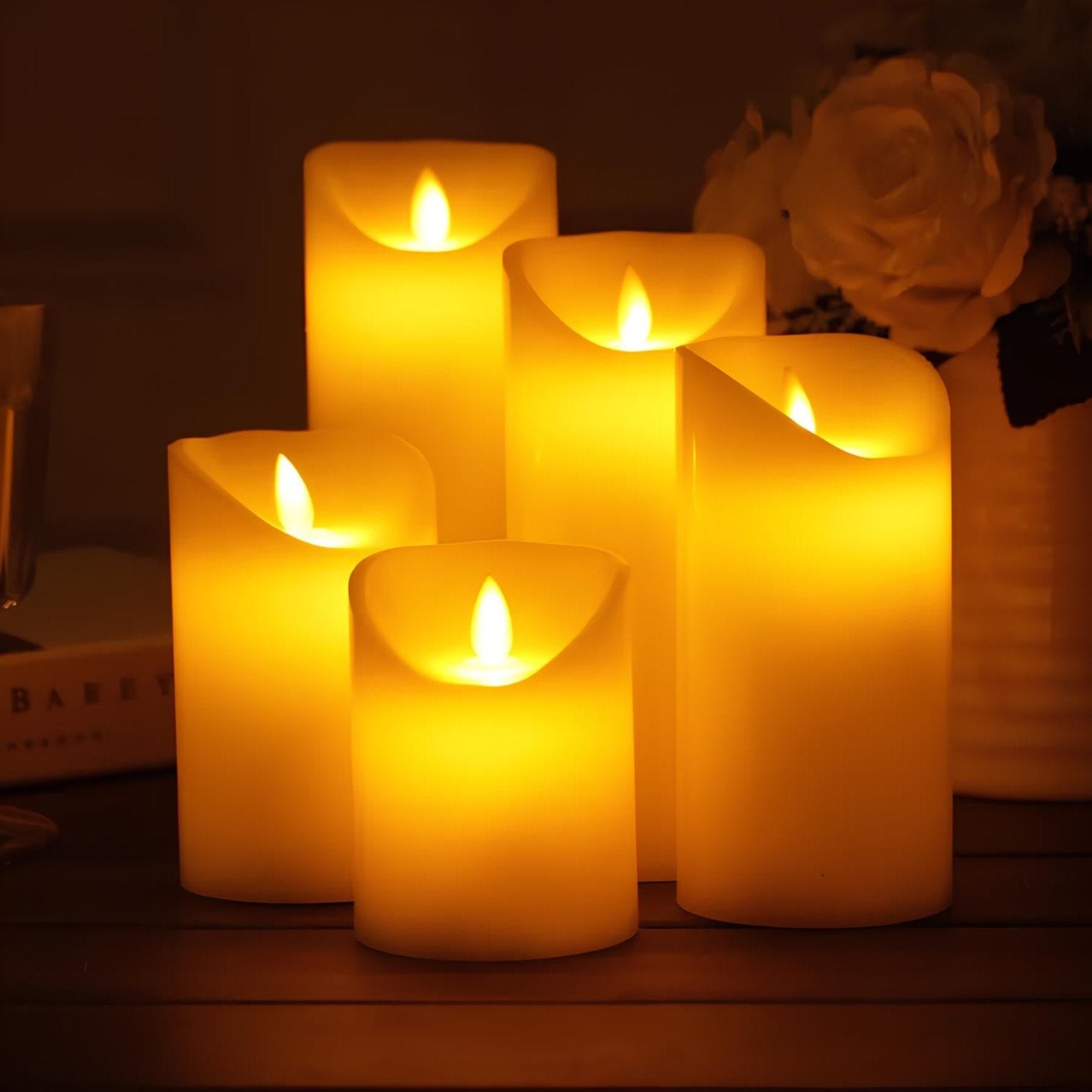 Flameless LED Decorative Candles | Safe & Elegant Lighting