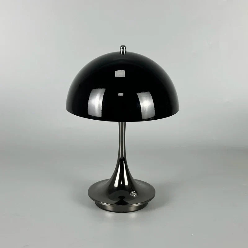 Rechargeable Table Lamp | Modern Dome-Shade Glow