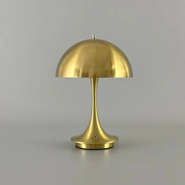 Rechargeable Table Lamp | Modern Dome-Shade Glow