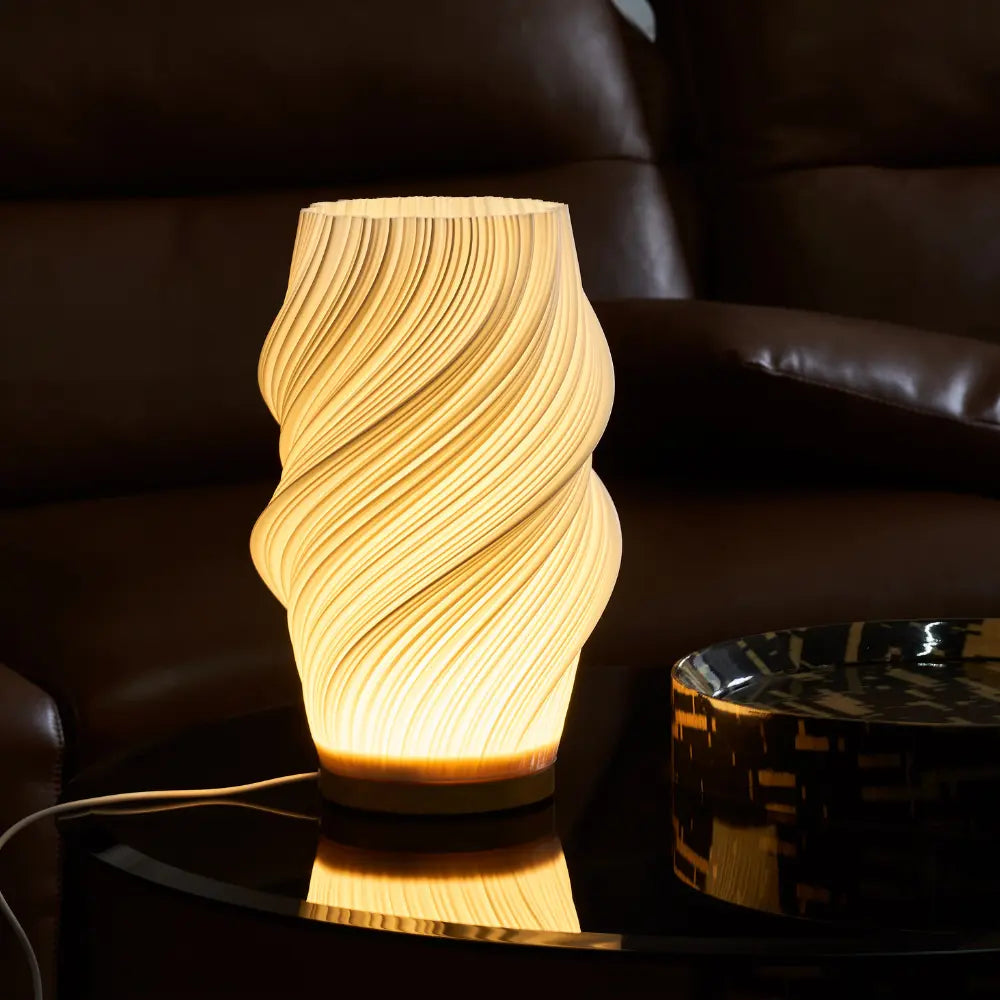 Pleated LED Table Lamp | Elegant Soft Ambient Glow
