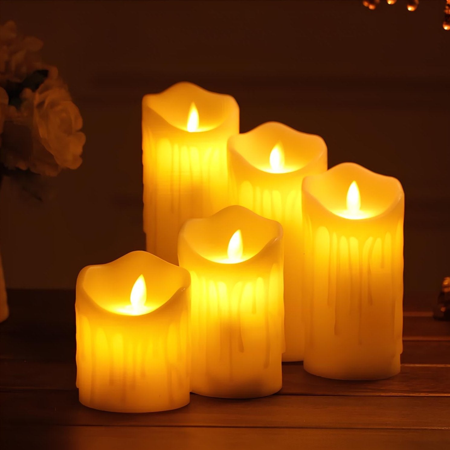 Flameless LED Decorative Candles | Safe & Elegant Lighting