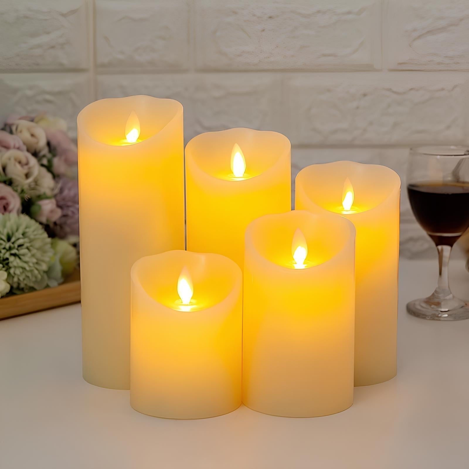 Flameless LED Decorative Candles | Safe & Elegant Lighting