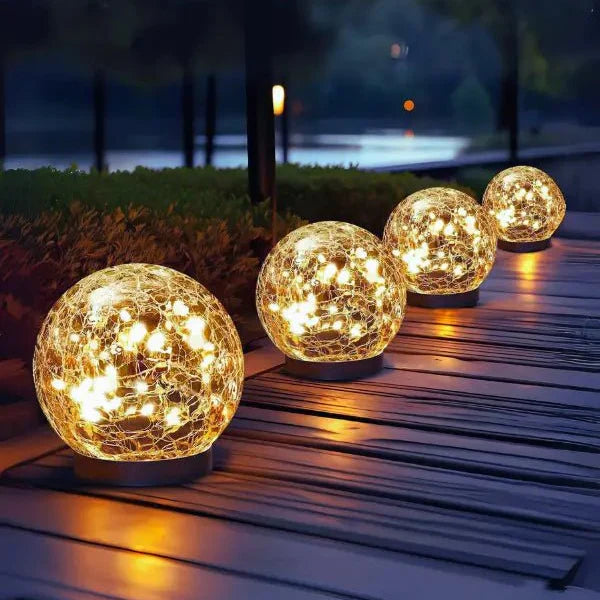 Enchanting Glow Solar Orb | Warm Decorative Light